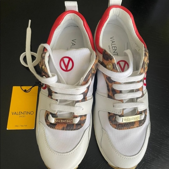 Valentino Tiger Calf Hair Sneakers - Picture 4 of 5